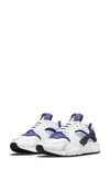 Nike Air Huarache Sneakers Dh4439-100 In White/ Lapis/ Aluminum/ Black