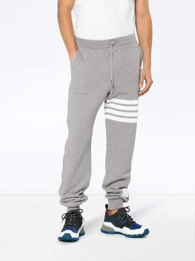 Thom Browne Men Classic Sweatpant With Engineered 4-bar In Classic Loop Back In Grey