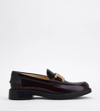 TOD'S TOD'S WOMEN LOAFERS IN LEATHER GOMMA BASSO 59C CATENA MOCASSINS