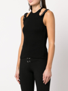 Dion Lee Net Holster Panelled Tank Top In Black