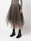 MARC LE BIHAN MARC LE BIHAN WOMEN 6 LAYER UNEVEN TULLE SKIRT