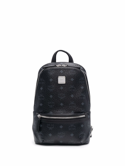 Mcm Small Klassik Visetos Sling Style Backpack In Black