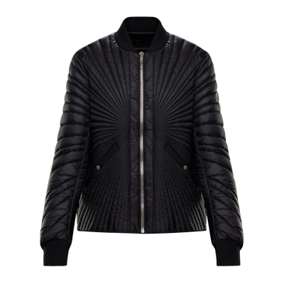 Moncler Radiance Logo-patch Quilted Down Jacket In 999 Black