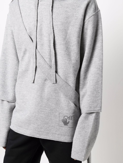 Off-white Grey Wool Easybreezy Sweatshirt In Medium Grey Medium Grey