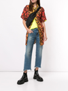 R13 Boy Straight Cropped Frayed Mid-rise Straight-leg Jeans In 47g Jasper Stretch