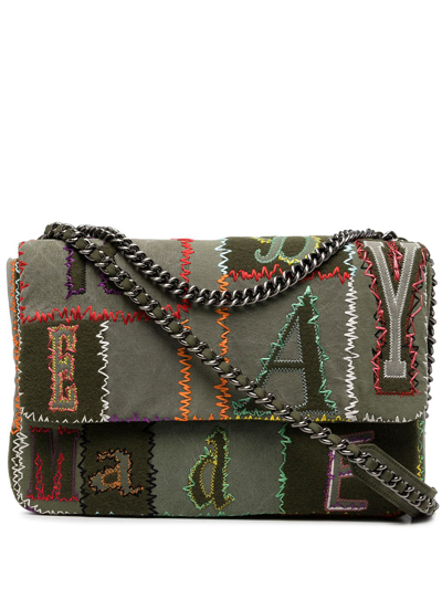 Readymade Patchwork-detail Messenger Bag In Green
