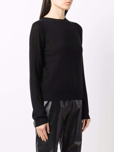 Rick Owens Women Biker Level Round Neck Cashmere Jumper In 9