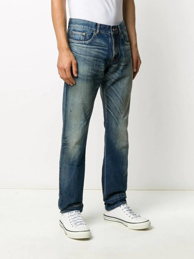 Saint Laurent Men Slim Fit Jeans In Blue