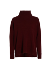 Lafayette 148 Ribbed Cashmere Blend Turtleneck Sweater In Date