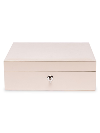 Rapport London Jessica Leather & Suede Jewelry Box In Lamb