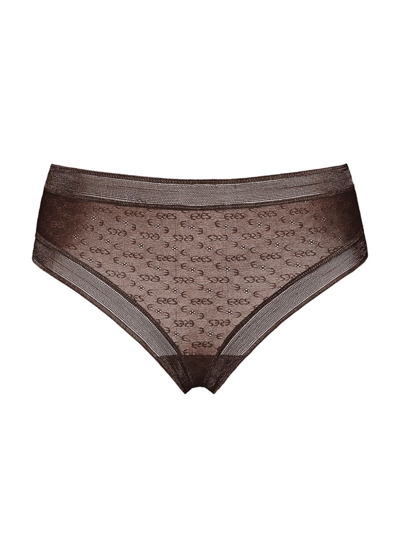 Eres Allure Logo Mesh Brief In Peau Sucree