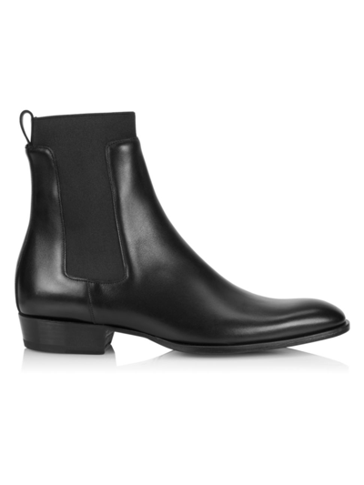 To Boot New York Macarthur Leather Boots In Cortina Nero