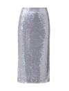 Akris Sequin Knee-length Pencil Skirt In Light Melange