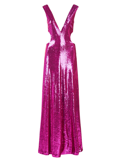 Halston Women's Natalia Sequined Gown In Pink