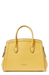 Kate Spade Knott Medium Leather Satchel In Morning Light