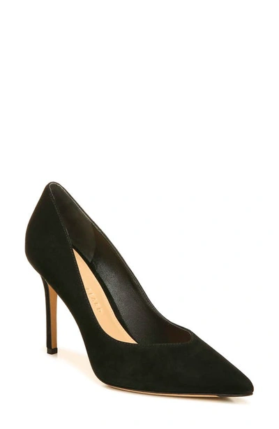 Veronica Beard Lisa Suede Stiletto Pumps In Black