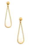 Dean Davidson Mini Ipanema Drop Earrings In Moonstone/ Gold