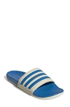 Adidas Originals Adilette Comfort Slide Sandal In Wonder White/ Rush/ Gold