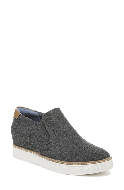 Dr. Scholl's Women's If Only Wedge Slip-ons Women's Shoes In Charcoal