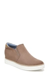 Dr. Scholl's Women's If Only Wedge Slip-ons Women's Shoes In Cocoa Brown Microfiber