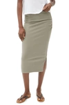 Michael Stars Rae Pencil Skirt In Olive