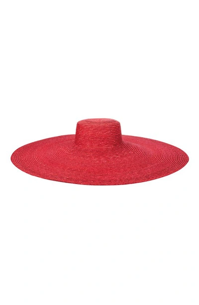 San Diego Hat On Holiday Wide Brim Sun Hat In Red