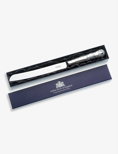 Arthur Price Kings Silver-plated Stainless-steel Wedding Cake Knife 34cm In Silver Plated
