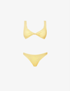 Hunza G Juno Knotted Bikini Set In Butter