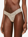 Hanky Panky Cotton With A Conscience Petite Low Rise Thong In Chai