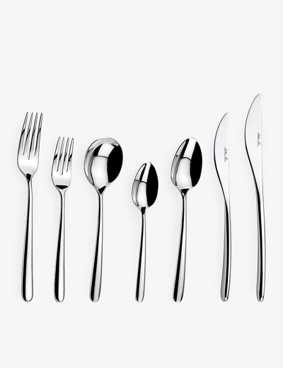 Arthur Price Echo 56-piece Eight-person Stainless-steel Cutlery Set In Silver