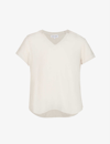 Bella Dahl V-neck Jersey T-shirt In Soft Tan