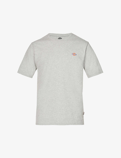Dickies Mapleton Brand-print Cotton-jersey T-shirt In Grey Melange
