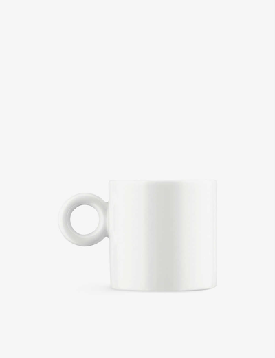 Alessi Dressed Ceramic Coffee Cup Set Of Four In Nocolor