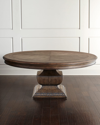 Hooker Furniture Rhapsody Round Dining Table 72" In Pecan