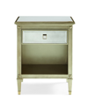 Caracole Emilee Antiqued Mirrored Night Stand