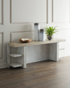 Hooker Furniture Lissardi Console Table With Shelves