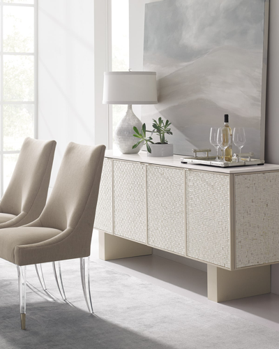 Caracole Bomb Shell Buffet In Ivory