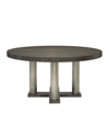 Bernhardt Linea Round Dining Table In Charcoal