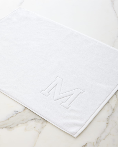 Matouk Auberge Monogrammed Tub Mat In G