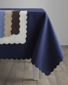 Matouk Savannah Gardens Tablecloth, 68 X 108 Oblong In Azure/azure