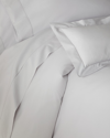 Sferra Celeste Full/queen Percale Flat Sheet In Tin