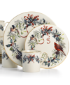 LENOX WINTER GREETINGS 12-PIECE DINNERWARE SET