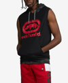 Ecko Unltd Men's Sleeveless Starburst Muscle Hoodie In Black
