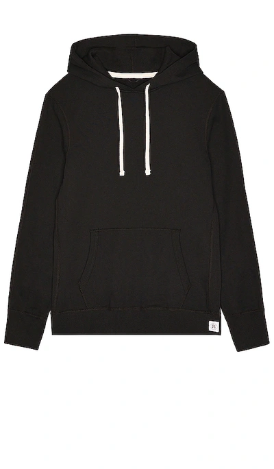 Reigning Champ Mid Weight Terry Pullover Hoodie In Black