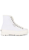 Superga Alpina Emily High Top Sneaker In White