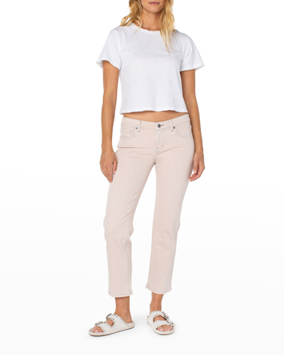 Serra By Joie Rucker Smashing Ultra Low-rise Jeans In Sakurairo