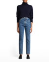 Slvrlake Charlotte High-rise Slim Bootcut Jeans In Forbidden Love
