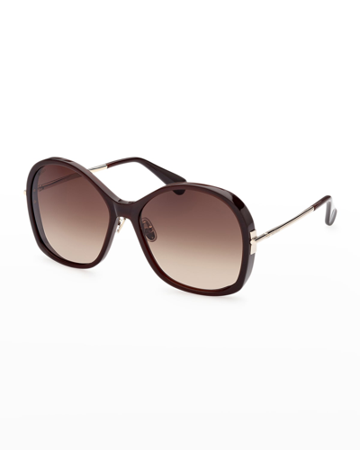 Max Mara 'Malibu4' Oversized Sunglasses