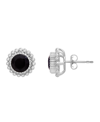 Macy's Onyx (6mm) Beaded Stud Earrings In Onyx
