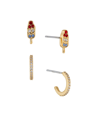 Ava Nadri Women's Bomb Pop Earring Set, 2 Piece In Gold